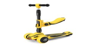 A 3-wheel electric scooter for kids